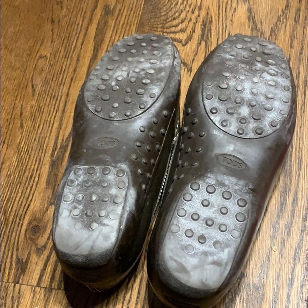 Tod’s Green Leather Driving Loafer size 8 - Picture 7 of 7